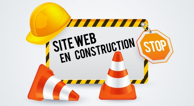 SITE EN TRAVAUX ,    A BIENTÔT ! - VERSANT SUD